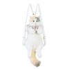 Cute Cat Plush Backpack Trendy Soft Stuffed Animals Bag for Cat Lovers Kids Girls Daypack Purse Lightweight Casual Birthday Gift