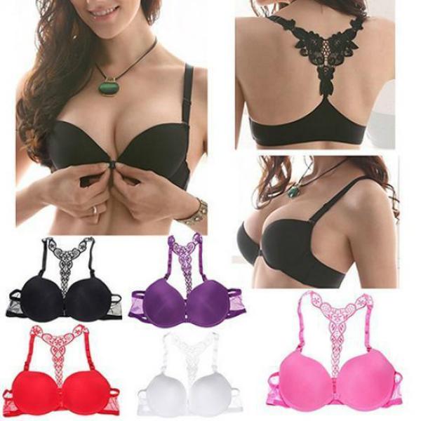 

Женский сексуальный модный кружевной бюстгальтер с застежкой спереди