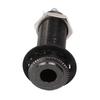 Guitar Threaded Jack Replacement Brass Straight Output Endpin for Electric Guitar Bass Gun Black