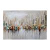 People with Umbrellas Modern Abstract Art Canvas Print Wall Art Picture Canvas Painting for Living Room Home Decor
