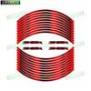 For ZX-10R ZX10R motorcycle accessories 17 inch front and rear wheel decals fairing wheel modified reflective stripe stickers