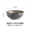 Japanese Retro Ceramic Bowls Dip Bowls of Plants and Flowers, Snacks Fruit and Ceramic Bowls Kitchen Utensils Table Decorations