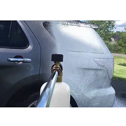 Amazon Basics Foam Cannon with 0.6cm Quick Connector for Pressure Washers, 1L