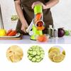 Stainless Steel Vegetable Cutter 3 Sharp Drums Kitchen Chopper  Vegetable Processing