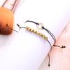 Bohemian Geometric Multi-Layer Bracelet Ladies Cord Chain Gold Circle Pendant Bracelet 2-Piece Accessories