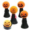 Pumpkin Head Halloween Jumping Doll EVA Bouncing Jumping Pumpkin Toys Birthday Halloween Gifts