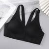 One-piece Ice Silk Seamless Steel Ring, Front Buckle Adjustment Type, Gather and Close Sub-breasts, Beautiful Back, Sports Underwear, Women's Bra