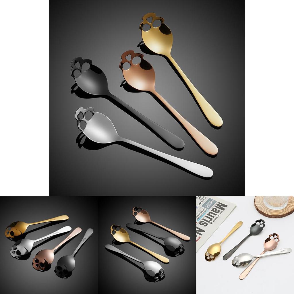 Elegant Skull Head Coffee Spoon Durable Stainless Steel Stirring Spoon