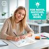 Scribbledo Small White Board Dry Erase Mini Whiteboard 9x12 Inch Small Dry Erase Board Marker Board Dry Erase Lapboards Handheld Personal White