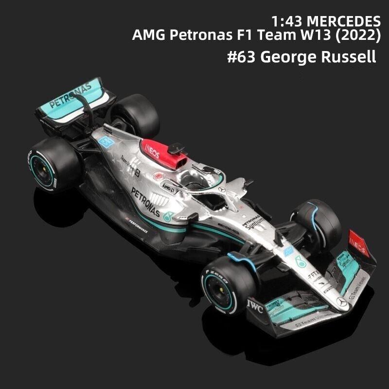 

Майбрикхаус 1:43 2022 W13E #63 Формула-1 F1 Гоночная спортивная модель металлического автомобиля