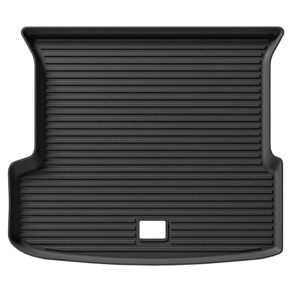 LUCKEASY Left Drive for Xpeng G9 LHD 2023-2026 Car Floor Mats Cargo Liner Trunk Pad TPE 3D Foot Mat Waterproof Accessories BLACK