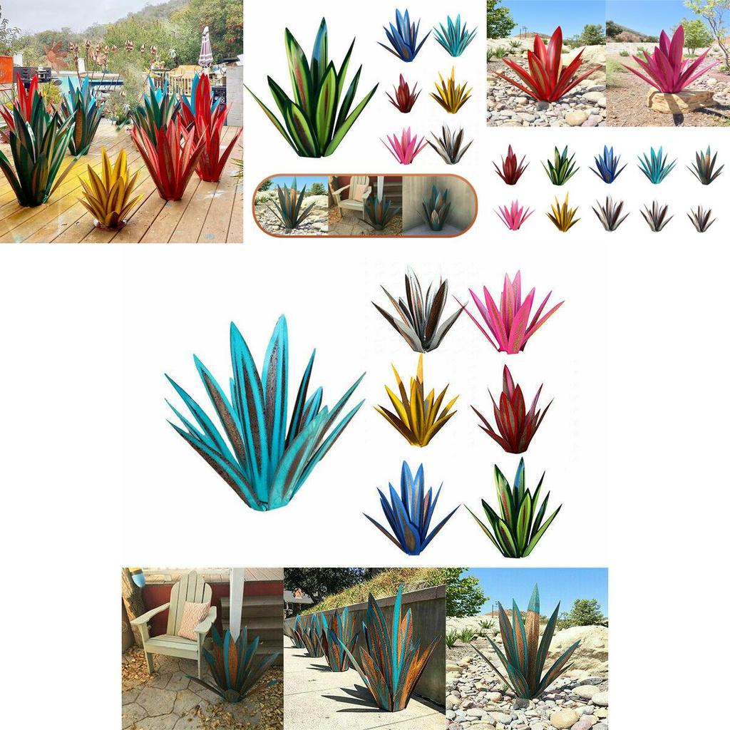 Tequila Rustic Metal Sculpture Diy Agave Plant Decor Garden Yard Home Decor