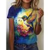 Fashion Women's T-shirt for Girls Summer Short Sleeve Sexy Girls Clothes Day of the Dead Undead Skull Pattern oversized T-shirts