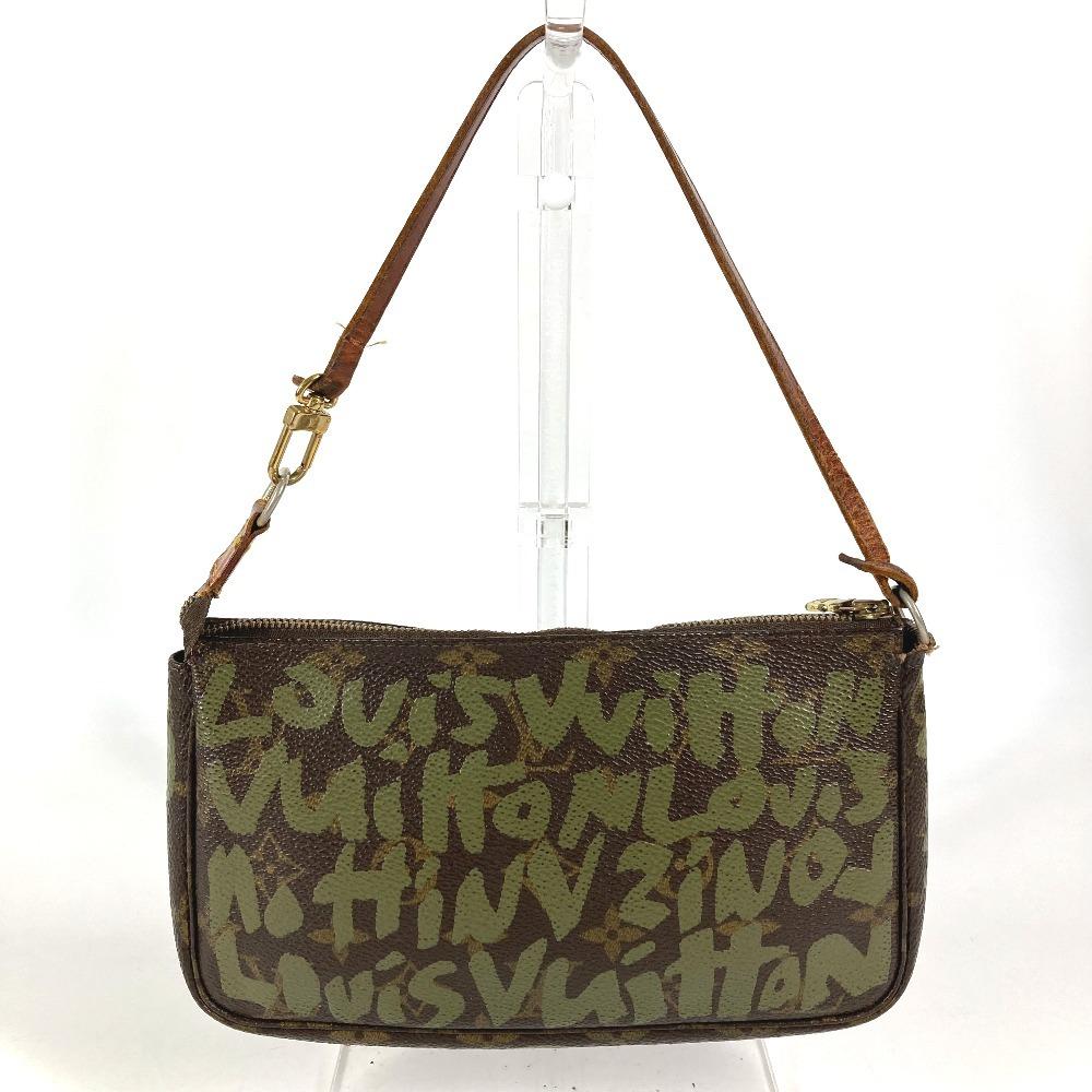 Louis Vuitton M92191 MonogramGraffiti Pochette-Accessoires Pouch Hand Bag