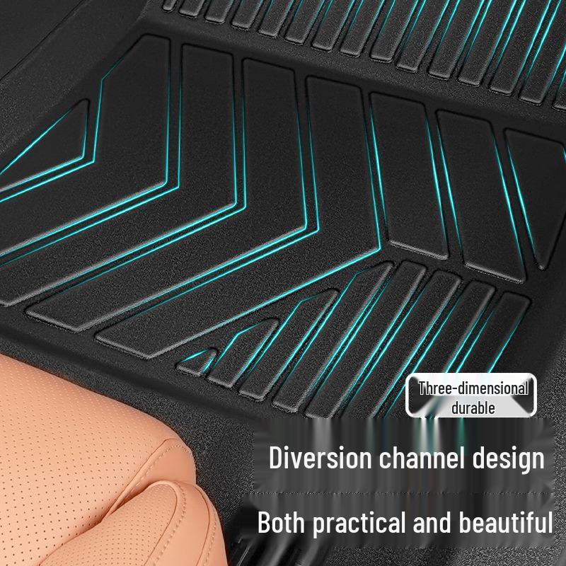 2025 BYD Han L EV/DMP TPE Floor Mats Full Coverage Interior Modification