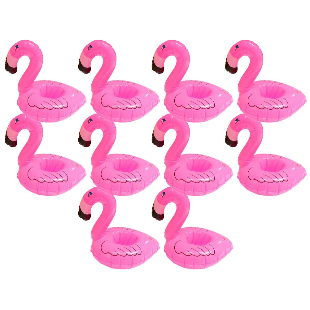 20-1pcs Float Inflatable Drink Cup Holder Pvc Floating Drink Cup Holder Pool Beach Inflatables Summer Holiday Product