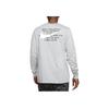 Nike Sportswear Swoosh Long Sleeve T-Shirt US Edition Men Tops Gray CK2259-073