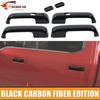 4x Door Handle Cover Trims For Ford F150 2015-w/ 2 Smart keyholeCarbon Fiber
