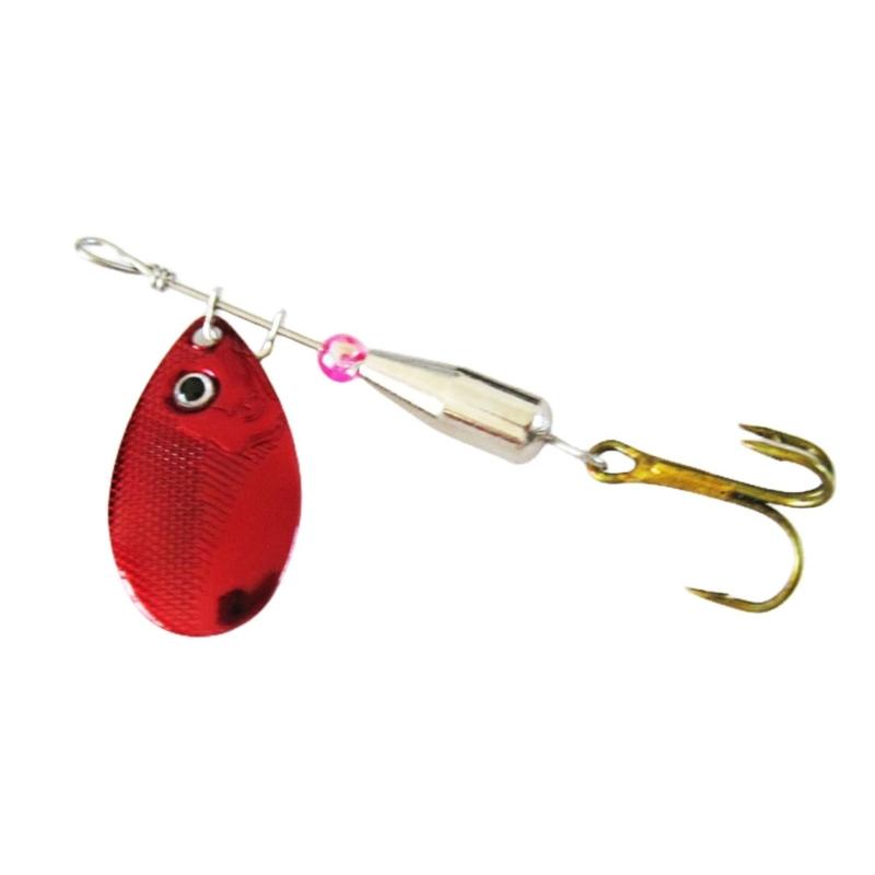 10Pcs Fishing Spinner Swimbaits Set for Saltwater and Saltwater Sequins Lures Set Spoon Steel Treble Hook Spinner Baits