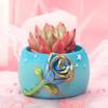 Plaster Gypsum Mould Cement Clay Molds Flowerpot Concrete Silicone Mold for Succulent Plants Round Container
