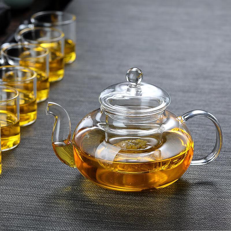 Glass Teapot for Flower and Kung Fu Tea