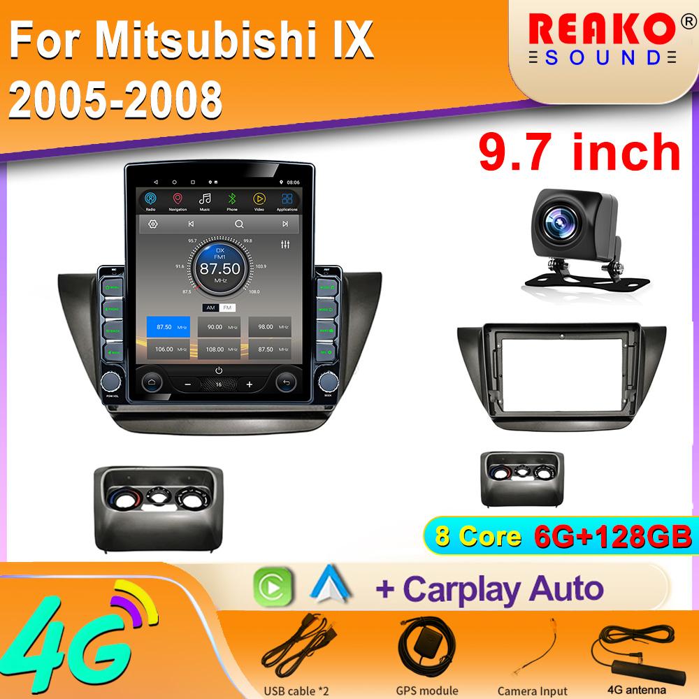 9.7" Vertical Style Tesla Screen Android Car Radio For Mitsubishi Lancer IX 2006-2010 Navigation GPS Multimedia Player 2din