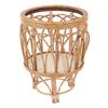 Floor Flower Stand, Heavy Pots Stable Rattan Basket, Smooth Surface Flower Stand for Indoor Outdoor Balcony