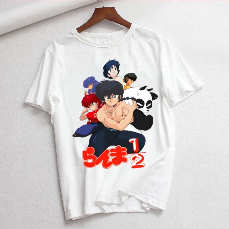 Ranma 12 ranma 12 Camicia Moda Estiva T-shirt Grafica Top da Donna Base Magliette Girocollo Divertenti T-shirt Ragazze