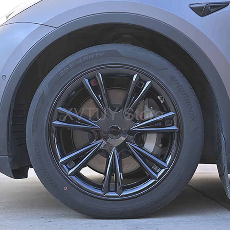 Hub Cap 4PCS New 19 Inch Performance Wheel Cap Full Rim protection Cover For Tesla Model Y Replacement Automobile Accessories