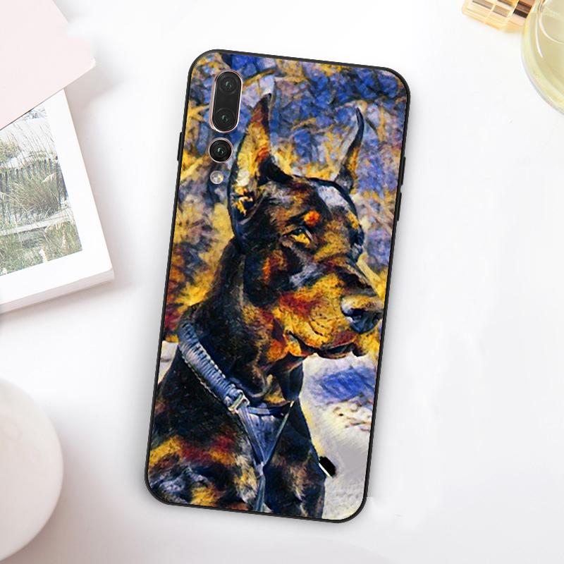 

Dachshund Doberman Dog For Huawei Nova 11 10 9 SE Y70 Y60 Y90 Y61 Y91 Y73 Y72 12i 11i 8i P30 P40 Lite P60 Pro Case Huawei Nova 5T