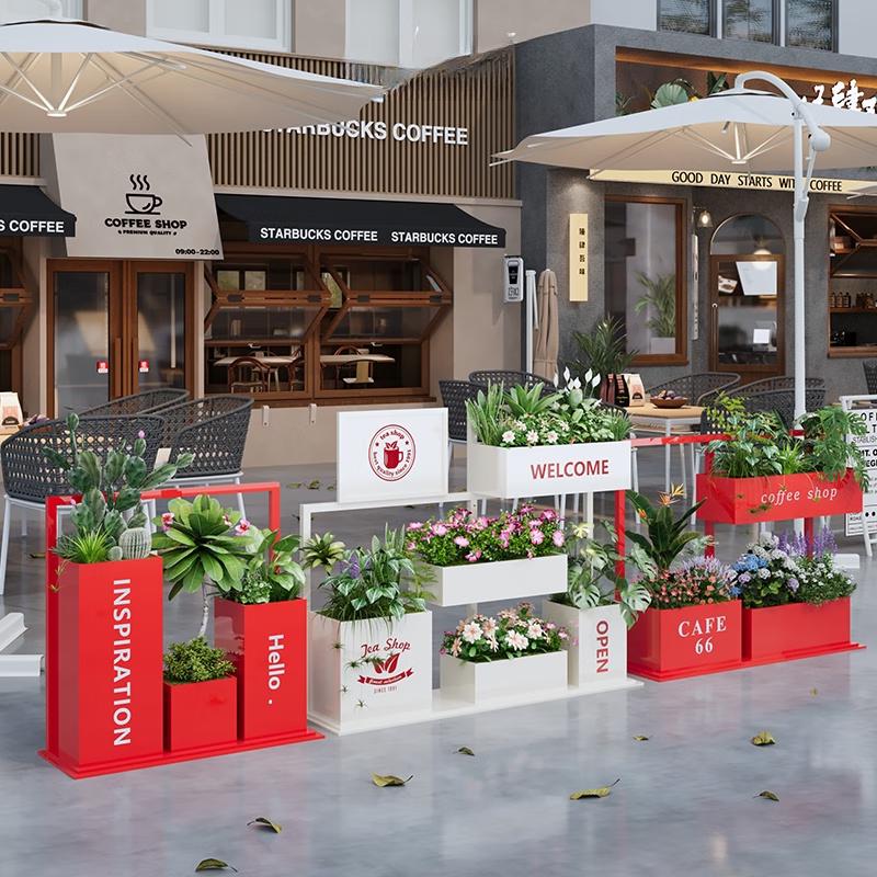 Iron Art Flower Stand Partition