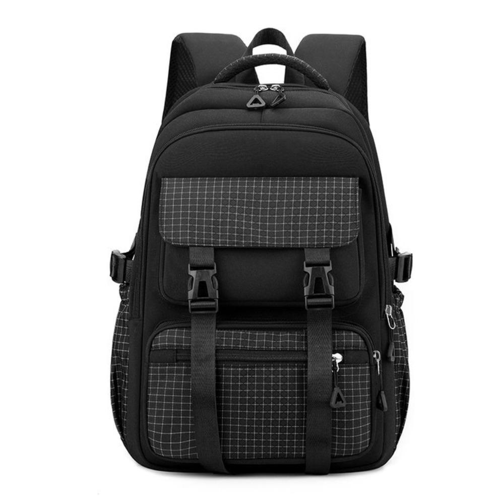 

Large Capacity Student Backpack Multi-Compartment Travel Laptop Rucksack Outdoor Activities чёрный