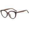 Retro sunshade sunglasses women's trendy round face thin cat eye glasses fashion street shot high-end European and American sunglasses