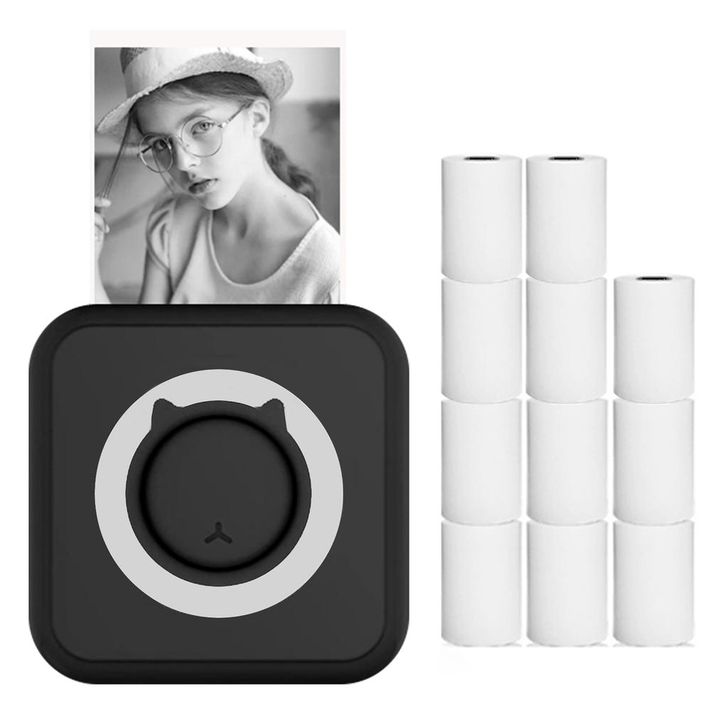 All-in-one Photo Printer Multifunction Portable Printer Wireless Instant Mini Printer Support BT