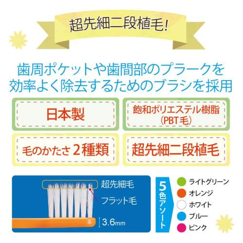 Ci Medical Ci700 (Ultra-Fine + Flat Bristles) Toothbrushes, 10 Count (Medium)