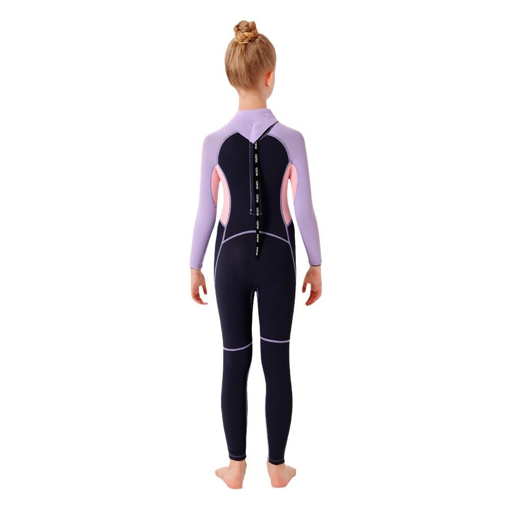 New 2.5mm Children's Super Elastic CR Diving Suit Warm Swimsuit Women's And Boys' One-piece Swimsuit Training Surfing