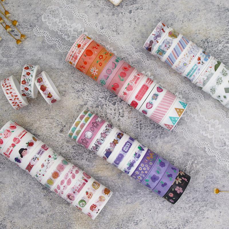 60 Rolls of Cute Cartoon Tape for Children