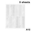 5/10Pcs Non Fading Wall Tile Stickers Peel and Stick Waterproof Oil Proof Heat Resistant for Dining Area Wall Decoration