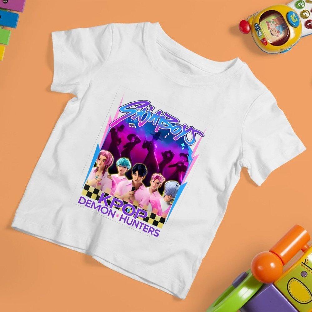 Y2k Kpop Sajaboys Anime T Shirt Men Women Loose Cotton Short Sleeve Graphic Tee Streetwear Casual Top Summer Fashion Unisex