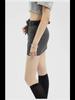 American Retro Gray High-Waist A-Line Skirt for Women - Spring 2024 Slim Fit