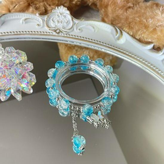 Floral Butterfly Glass Bead Bracelet – Perfect Gift for Girls, Best Friends, and Students