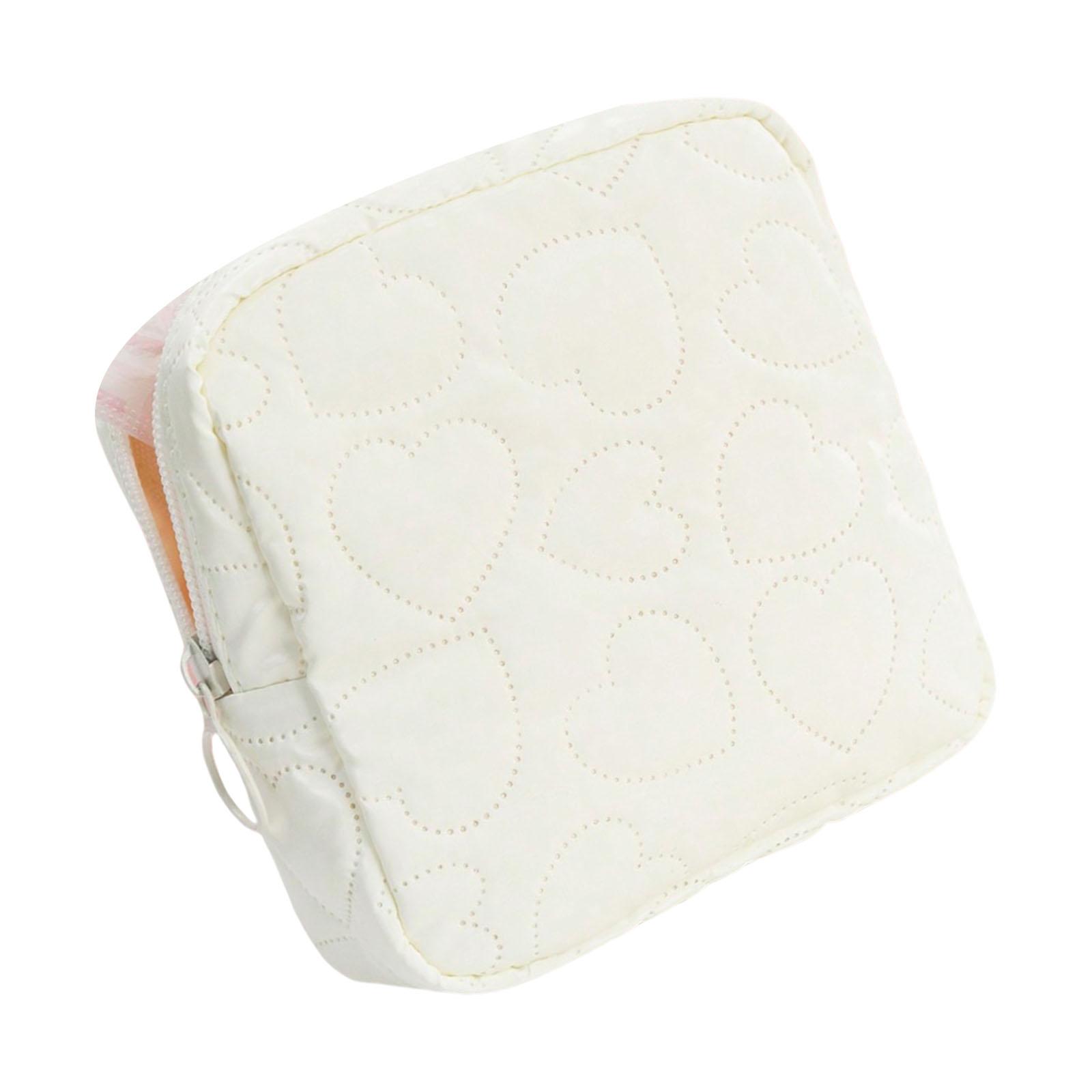 

Candy Colored Lovely Storage Pouches Decoration for Organizing Small Items With Sturdy Water Resistant PU Materials білий