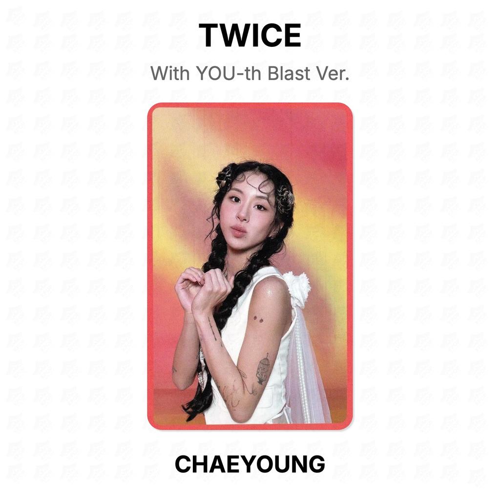 Twice Com YOU-th Blast Ver. Cartão de foto oficial