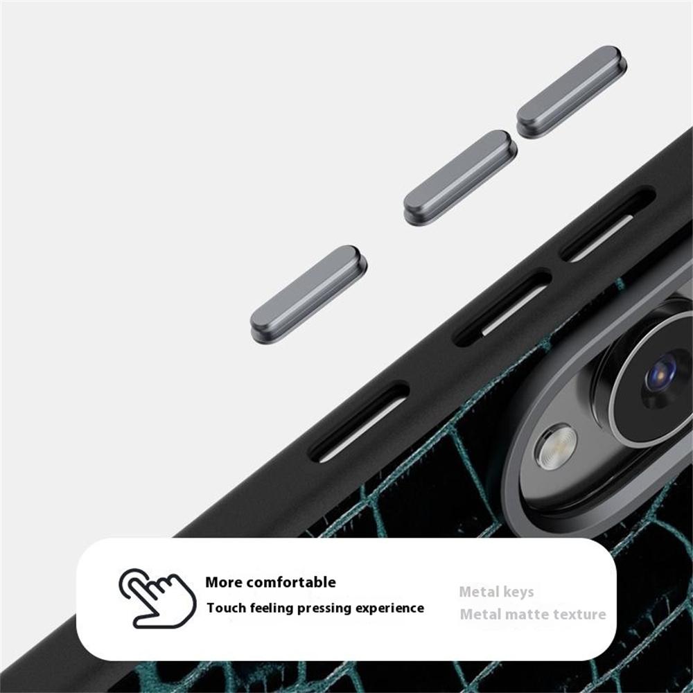 ABEEL For Samsung Galaxy S25 Edge Case Compatible with MagSafe Crocodile Texture Micro-Embossing Back Cover