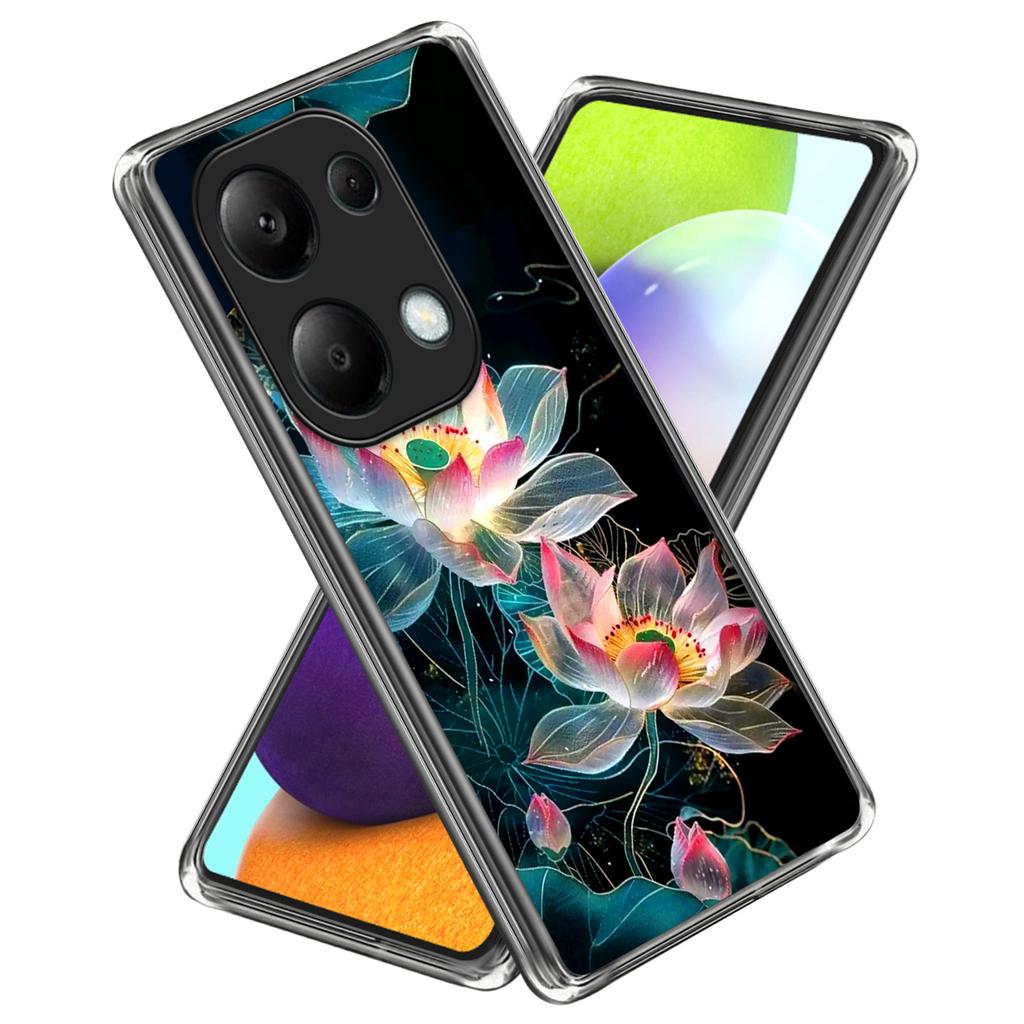 For Xiaomi Redmi Note 13 Pro 4G/Xiaomi Poco M6 Pro 4G Case Shock-Absorbent TPU Pattern Printed Phone Cover