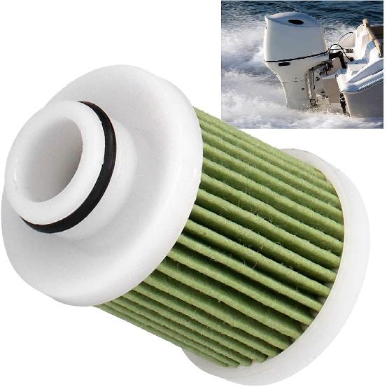 Fuel Filter Cartridge, 15412‑92J00 Rate Fuel Filter Cartridge Outboard Engine Mounted Fuel Filter Replacement Accessories Fit for Yacht Outboard