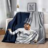 Juventus Star Action Blanket Comfortable Perfect for Couch Bed Bedding Four Seasons Multipurpose Modern Gift for Travel Home Birthdays