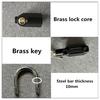 Falante Waterproof Alarm Door Padlock 110db Siren Alarm Lock Universal Anti-Theft Padlock for Bicycle Motorcycle Door Gate