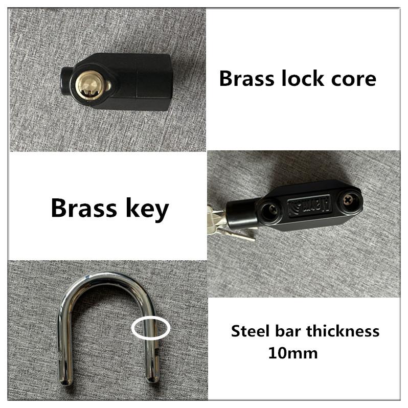 Falante Waterproof Alarm Door Padlock 110db Siren Alarm Lock Universal Anti-Theft Padlock for Bicycle Motorcycle Door Gate