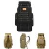 80l Tactical Canvas Backpack For Camping And Hiking With Scratchresistant Material And Multipocket Design